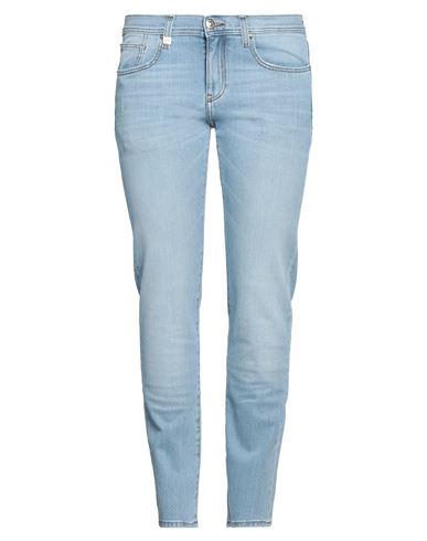 Shop Armani Exchange Woman Jeans Blue Size 31 Cotton, Elastane