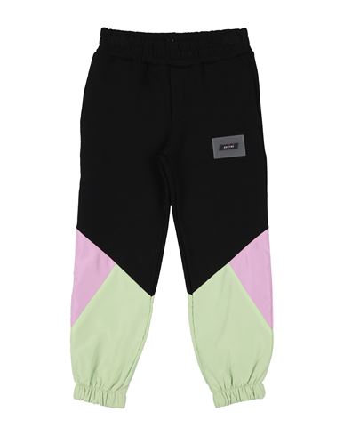 Msgm Toddler Girl Pants Black Size 6 Cotton, Polyester In Black