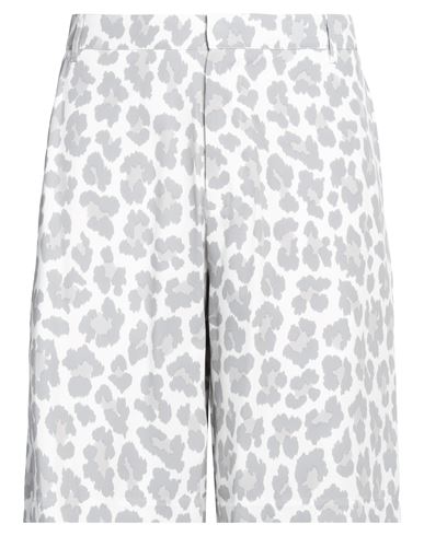 Shop Dior Homme Man Shorts & Bermuda Shorts Grey Size 36 Viscose