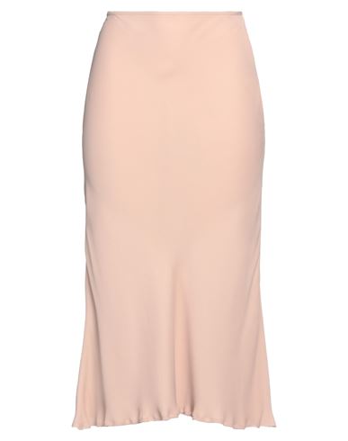 N°21 Woman Midi Skirt Pastel Pink Size 4 Viscose