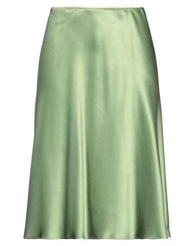 Shop N°21 Woman Midi Skirt Light Green Size 4 Viscose