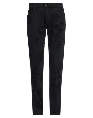 Dolce & Gabbana Man Jeans Black Size 36 Cotton, Elastane