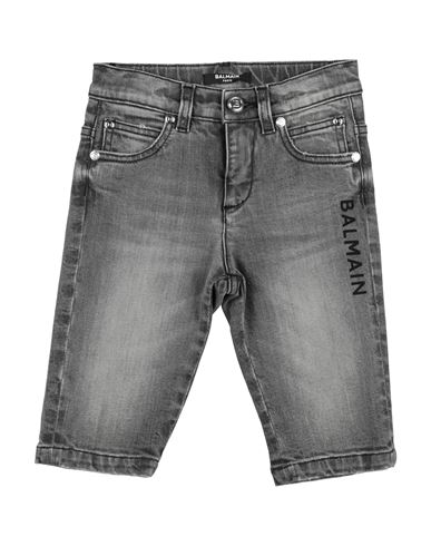 Shop Balmain Toddler Girl Shorts & Bermuda Shorts Grey Size 6 Cotton, Elastane