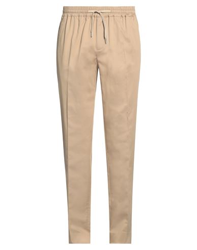 Sandro Man Pants Beige Size 34 Cotton, Lyocell, Elastane