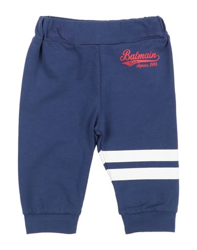Shop Balmain Newborn Girl Leggings Navy Blue Size 3 Cotton