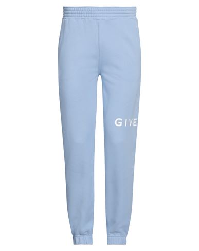 Givenchy Logo Printed Elastic Waist Pants In Blue