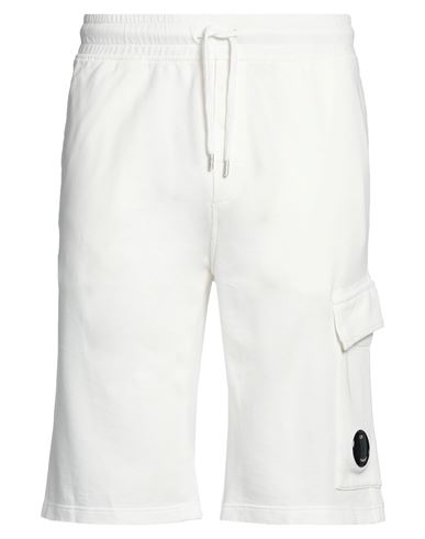 C.P. COMPANY C. P. COMPANY MAN SHORTS & BERMUDA SHORTS IVORY SIZE XL COTTON