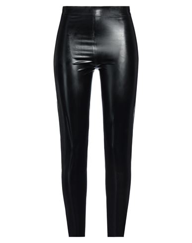 Versace Woman Leggings Black Size 2 Latex
