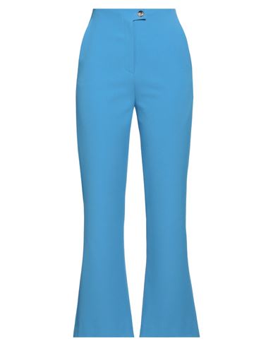 Nanushka Woman Pants Azure Size S Recycled Polyester, Ecovero Viscose, Elastane In Blue
