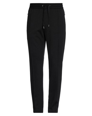 Dolce & Gabbana Man Pants Black Size 40 Viscose, Polyamide, Polyester, Elastane