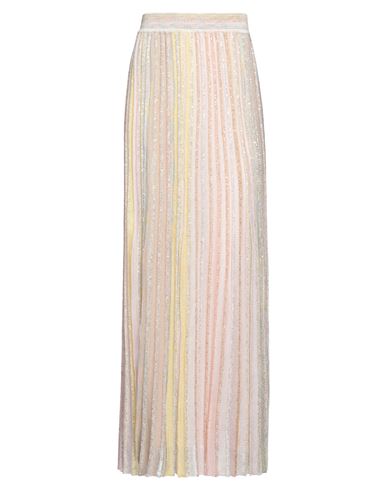 Shop Missoni Woman Maxi Skirt Pink Size 6 Polyester, Cupro, Polyamide, Viscose