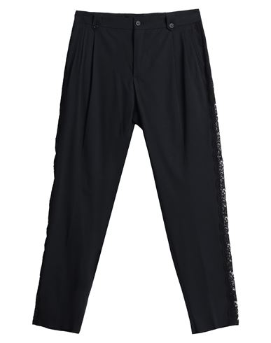Dolce & Gabbana Man Pants Black Size 40 Virgin Wool, Polyamide, Cotton, Elastane