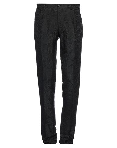 Dolce & Gabbana Man Pants Black Size 30 Polyester, Acetate, Polyamide, Viscose, Elastane