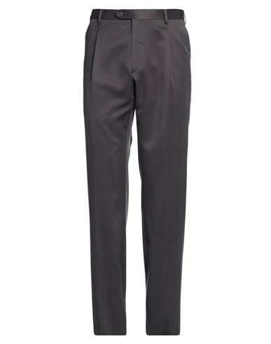 Brioni Man Pants Lead Size 38 Silk In Grey