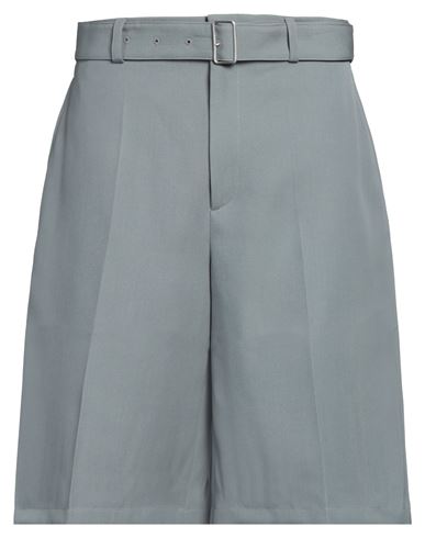 Shop Jil Sander Man Shorts & Bermuda Shorts Grey Size 34 Wool