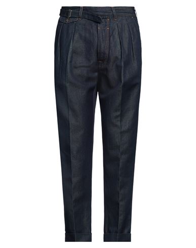 Lardini Man Jeans Blue Size 36 Cotton, Linen