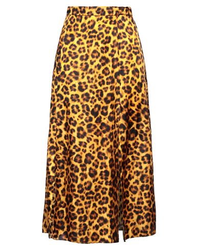 Shop Sandro Woman Midi Skirt Mandarin Size 10 Viscose