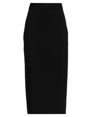 Dolce & Gabbana Woman Midi Skirt Black Size 14 Viscose, Polyester, Polyamide, Elastane