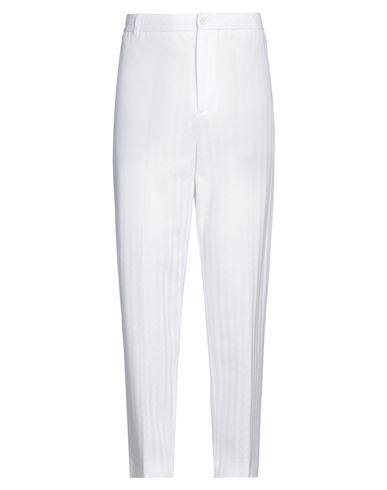 Missoni Man Pants White Size 34 Cotton, Viscose