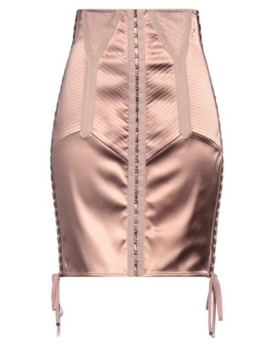 Dolce & Gabbana Woman Midi Skirt Blush Size 10 Acetate, Polyamide, Elastane In Pink