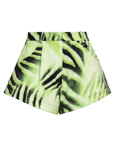 Gaelle Paris Gaëlle Paris Woman Shorts & Bermuda Shorts Acid Green Size 6 Polyester, Elastane