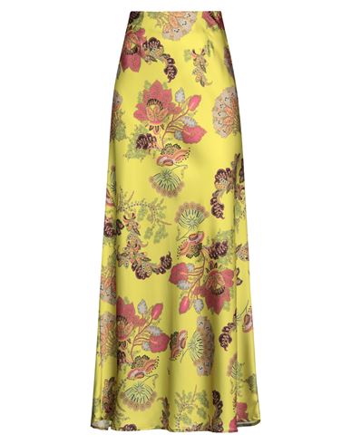 Gaelle Paris Gaëlle Paris Woman Maxi Skirt Yellow Size 10 Polyester