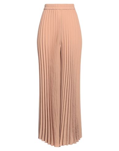Gentryportofino Woman Pants Light Brown Size 10 Modal, Polyester In Pink