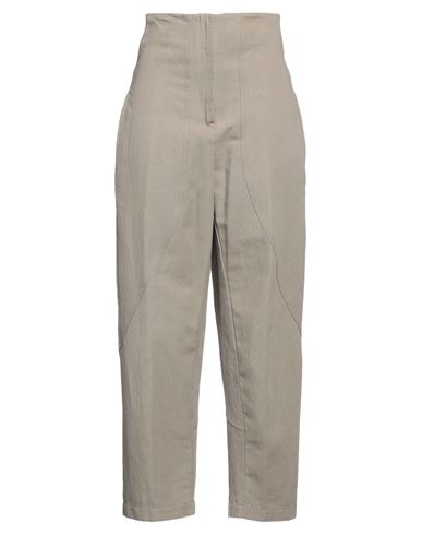 Gentryportofino Woman Pants Khaki Size 10 Cotton, Linen In Beige