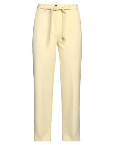 Kocca Woman Pants Light Yellow Size 10 Polyester, Elastane