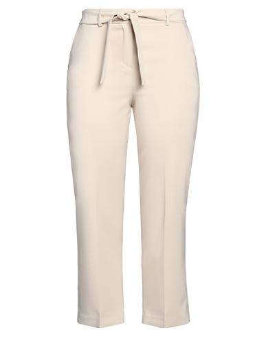 Kocca Woman Pants Beige Size 10 Polyester, Elastane