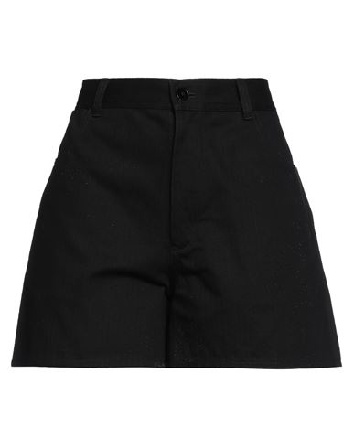 Jil Sander Woman Shorts & Bermuda Shorts Black Size 8 Cotton