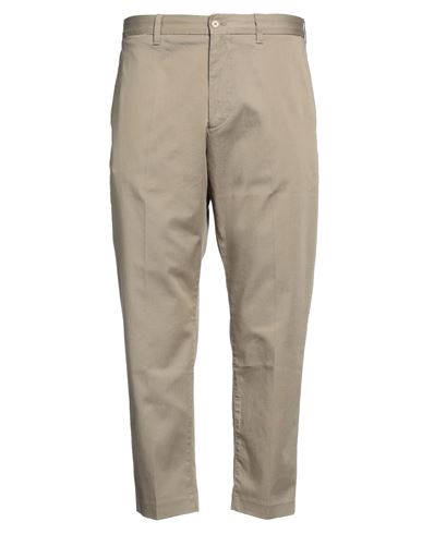Lacoste Man Pants Military Green Size 36 Cotton, Elastane