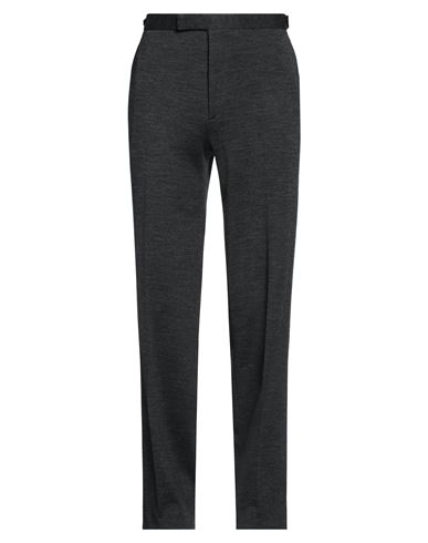 Shop Brioni Man Pants Lead Size Xl Wool, Polyamide, Elastane In Grey