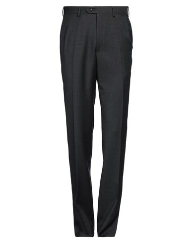 Shop Brioni Man Pants Lead Size 32 Wool In Grey
