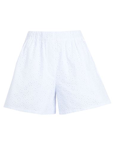 Kenzo Woman Shorts & Bermuda Shorts White Size M Cotton, Polyester
