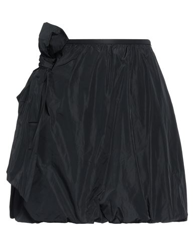 Emporio Armani Woman Mini Skirt Black Size 8 Polyester, Viscose, Wool