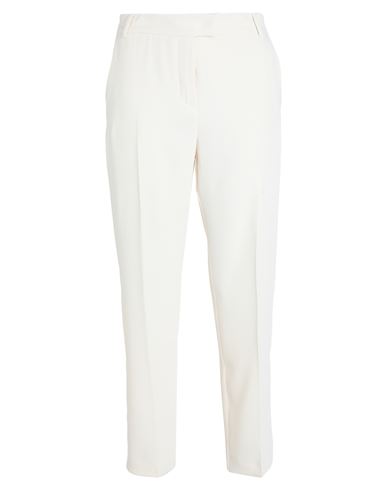 Max & Co . Gennaio Woman Pants Cream Size 6 Polyester In White