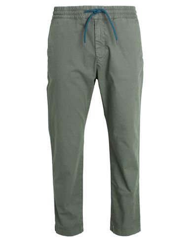 Shop Ps By Paul Smith Ps Paul Smith Man Pants Military Green Size L Organic Cotton, Elastane