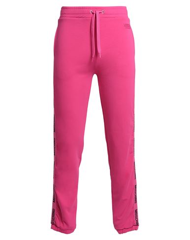 Shop Moschino Man Sleepwear Fuchsia Size M Cotton, Elastane In Pink