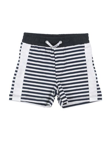 Monnalisa Newborn Boy Shorts & Bermuda Shorts Midnight Blue Size 3 Cotton, Elastane In Blue