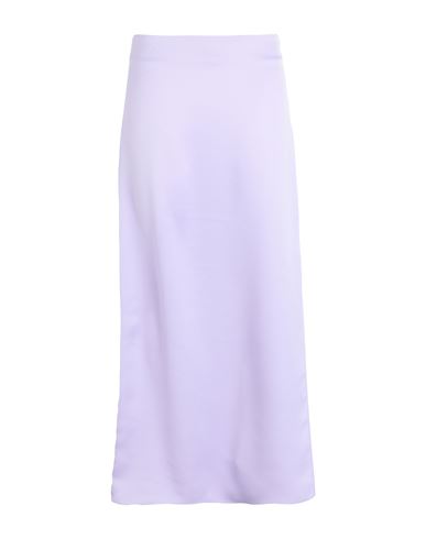 Max & Co . Ginger Woman Maxi Skirt Lilac Size 10 Polyester In Purple
