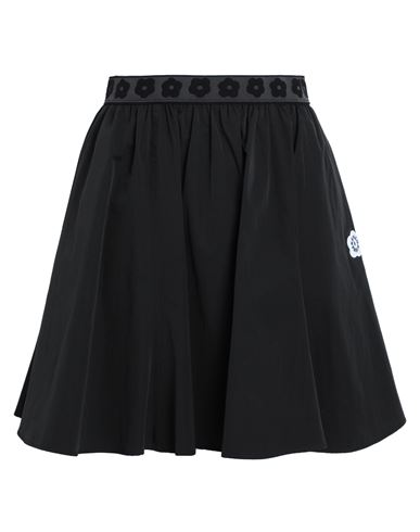 Shop Kenzo Woman Mini Skirt Black Size 8 Polyester, Cotton