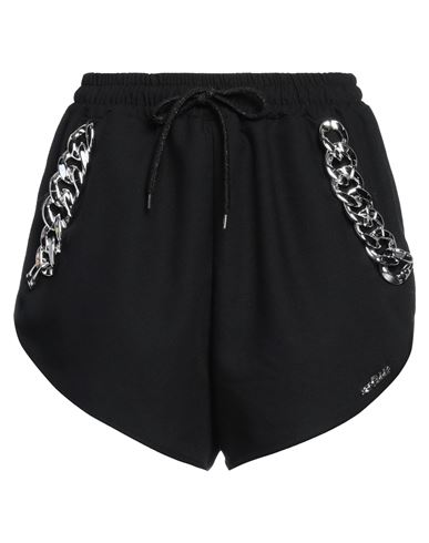 Gaelle Paris Gaëlle Paris Woman Shorts & Bermuda Shorts Black Size 8 Polyester, Viscose, Elastane