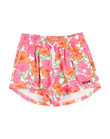 Msgm Toddler Girl Shorts & Bermuda Shorts Fuchsia Size 6 Cotton In Pink