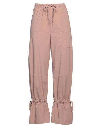 Lemaire Woman Pants Light Brown Size 4 Cotton In Beige