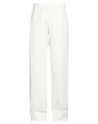 Mm6 Maison Margiela Man Pants Ivory Size M Cotton, Polyester In White