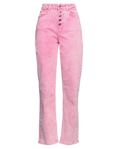 The Kooples Woman Jeans Fuchsia Size 29 Cotton, Elastane In Pink