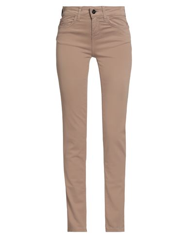 Rebel Queen By Liu •jo Woman Pants Light Brown Size 25 Cotton, Polyester, Elastane In Gray