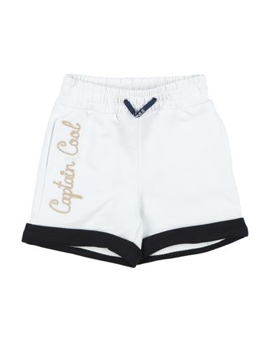 Monnalisa Newborn Boy Shorts & Bermuda Shorts White Size 3 Cotton In White