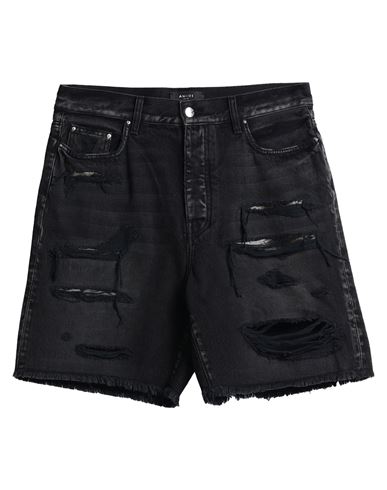 Amiri Man Denim Shorts Black Size 33 Cotton